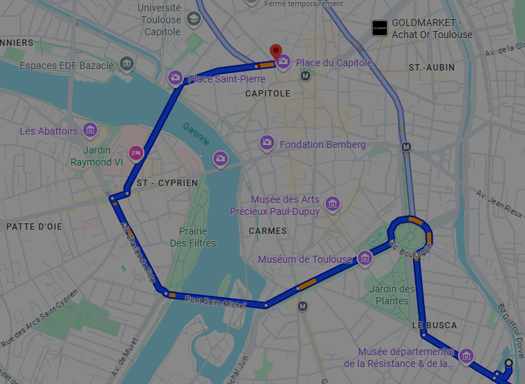 Chauffeur VTC Toulouse Occitanie – Trajets professionnels et déplacements du quotidien